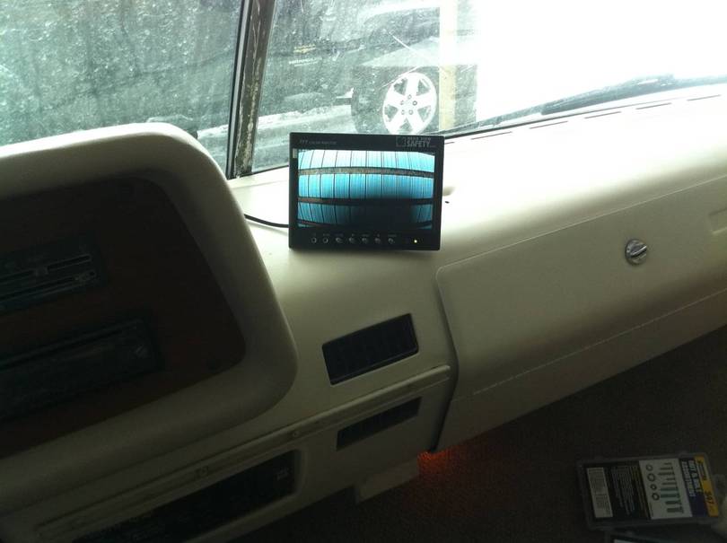 Rear view (back-up) camera installed