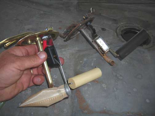 Before and After-Fuel Tank Sender &amp; Pickup