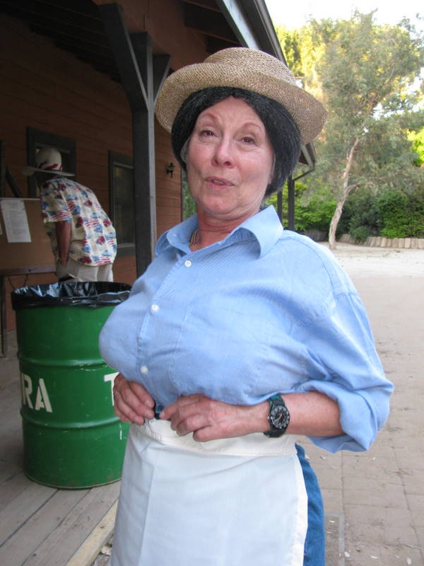 Sharon showing off