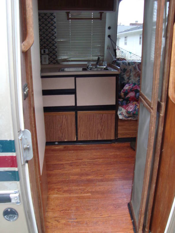 Marks screen door open