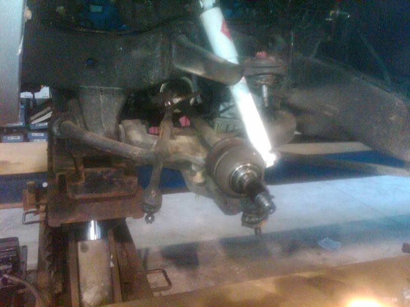 Hubler one Ton front end installation