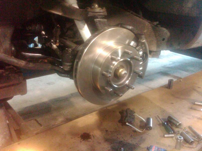 Hubler one Ton front end installation