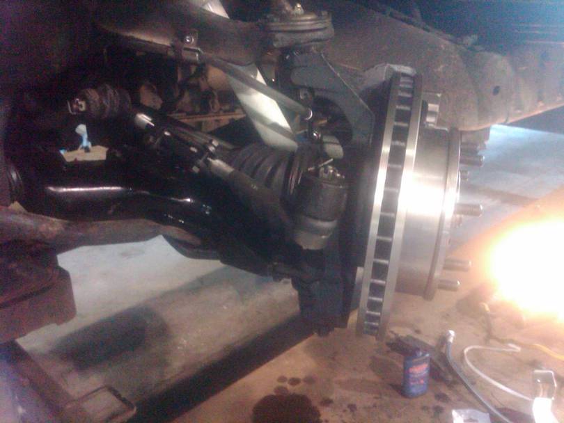 Hubler one Ton front end installation