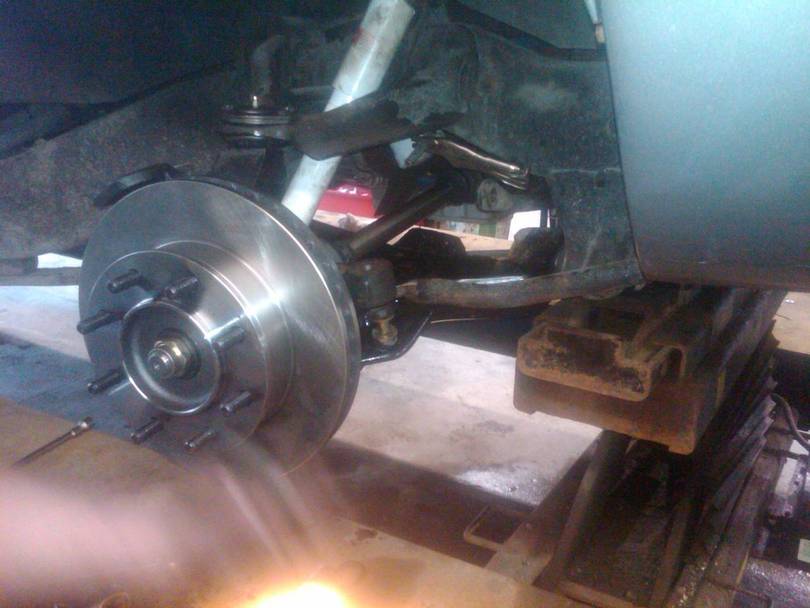 Hubler one Ton front end installation