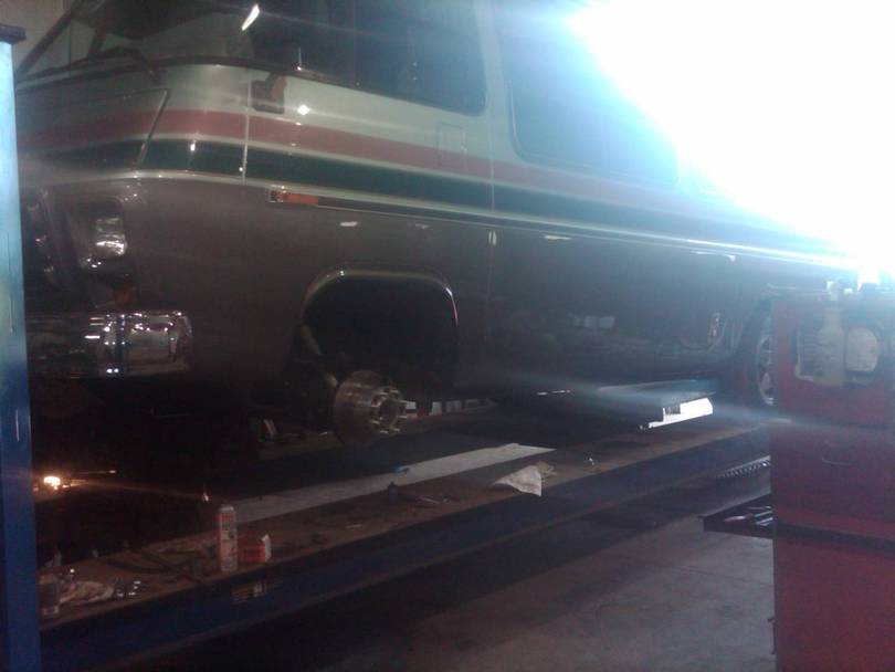 Hubler one Ton front end installation