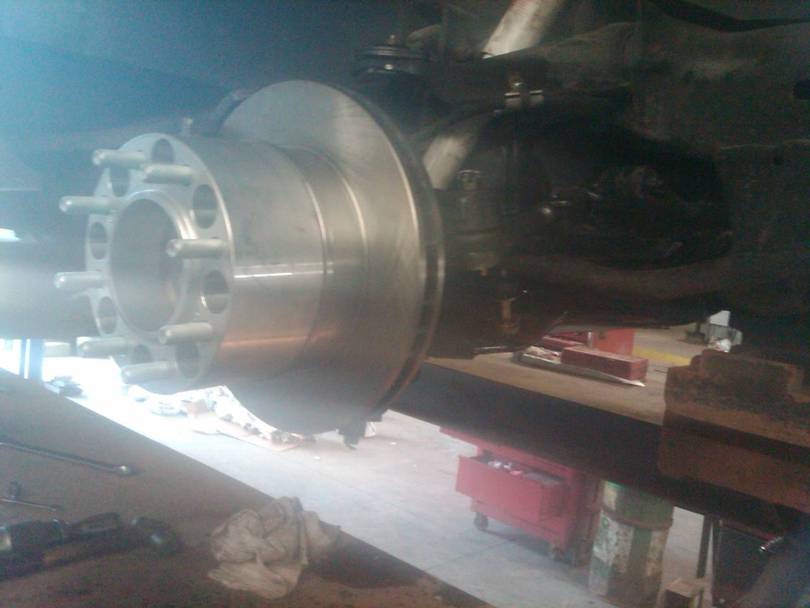 Hubler one Ton front end installation