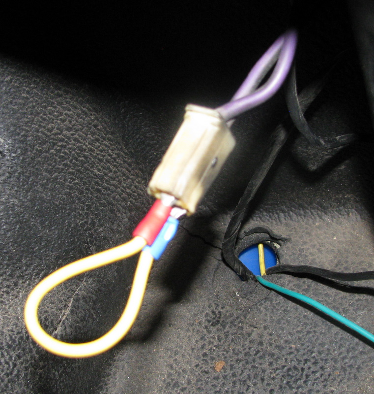 PNSS starter solenoid power supply jumpered