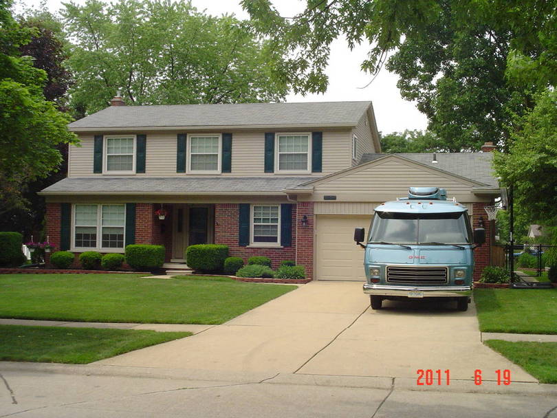 Parked at home