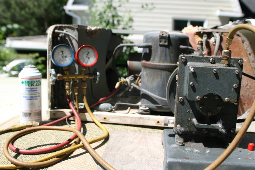 R22a, Gages, Vacumm pump