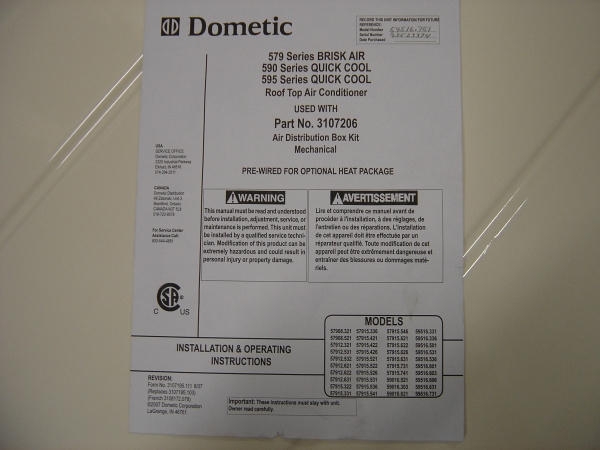 Dometic/Duotherm 15k Roof Air