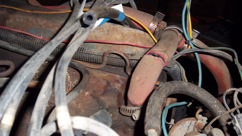 Vacuum lines to transmission