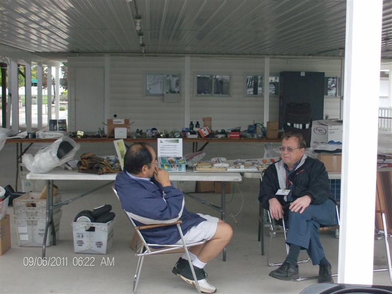 I am almost finished setting up.