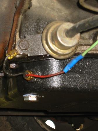 Trans Pan Drain &amp; Temp Pickup Location