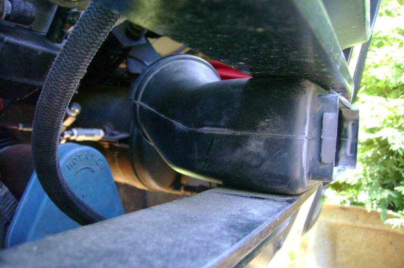 Easy vent/air intake snorkle.