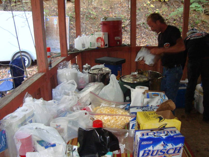getting ready to cook