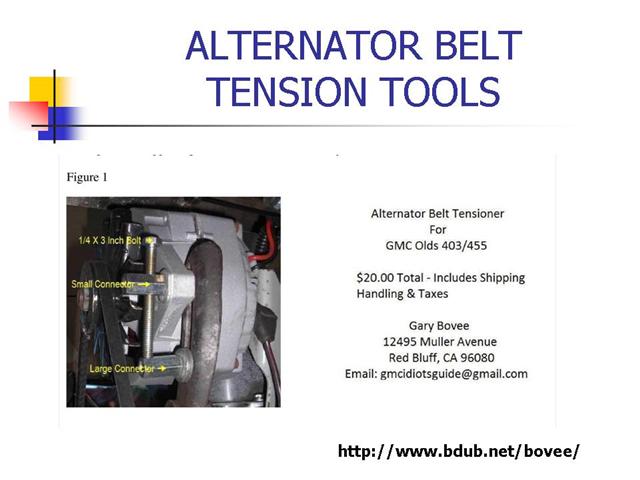 alternator tension tool - bovee
