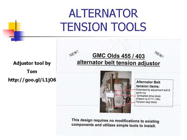 ALTERNATOR TENSION TOOL - TOM