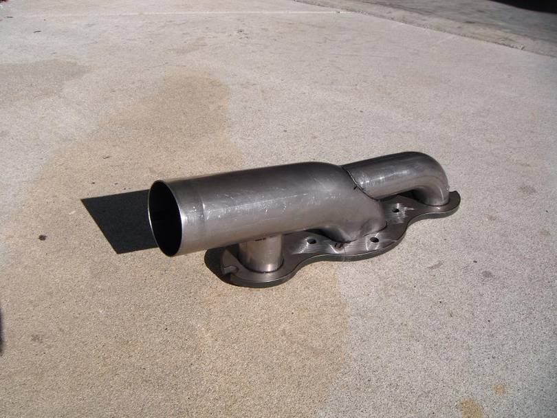 DIY Header with 2 and 3 inch primary pipes