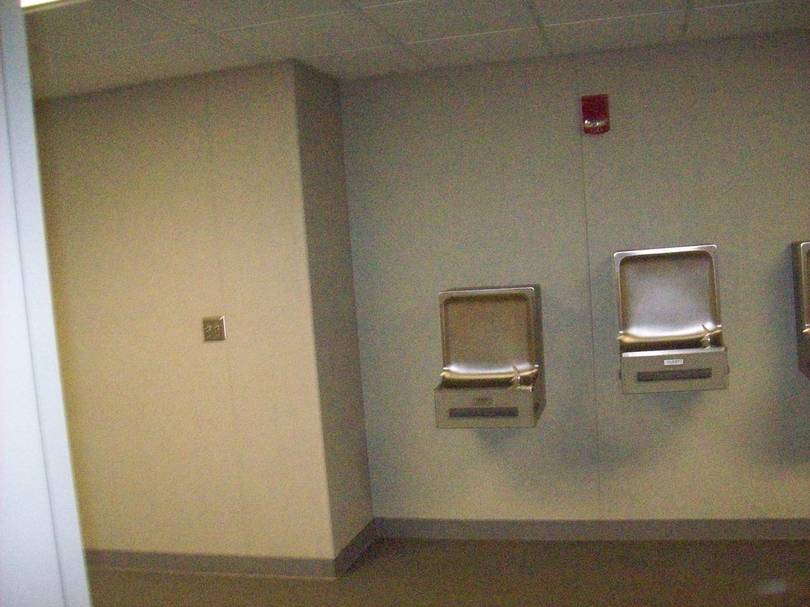 Woops, Teri was there but ducked before the camera went off.