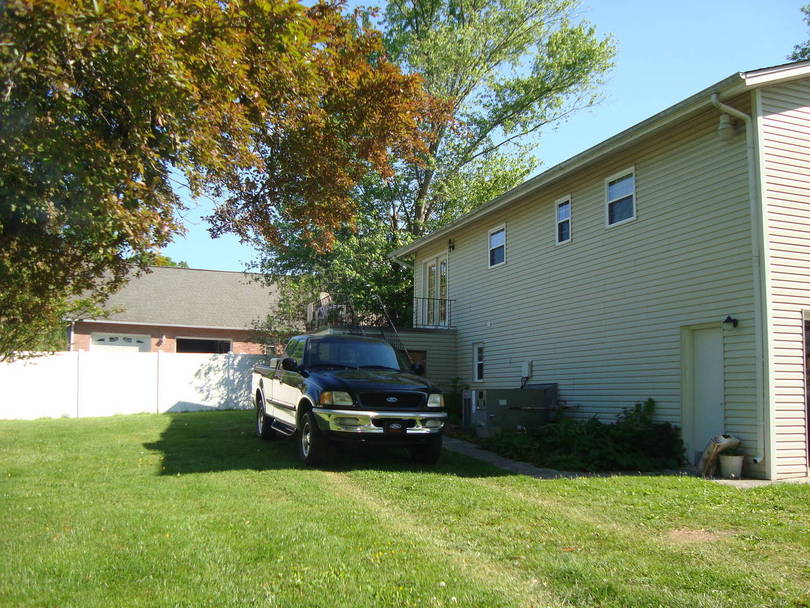 rear of house