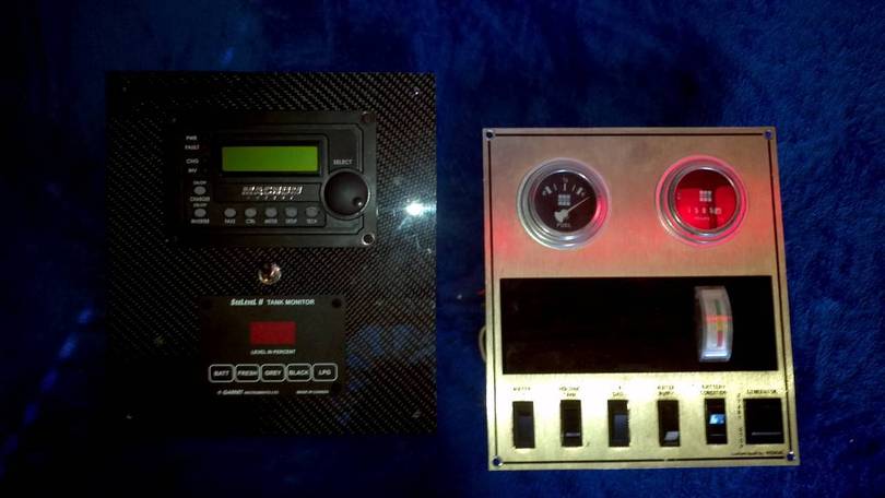 Side-by-side comparison of the original and new control panel