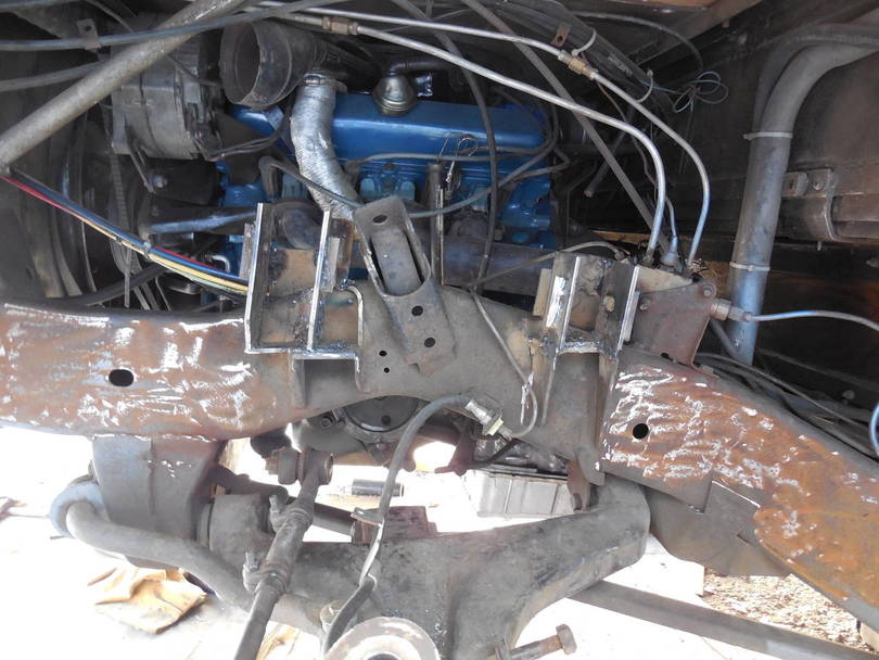 Where the mounting points ended up at