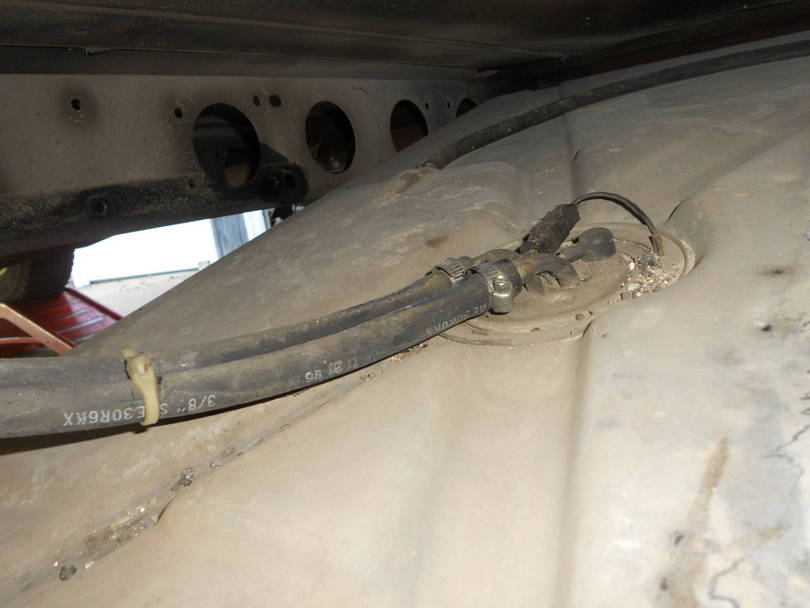 front tank on floor jack