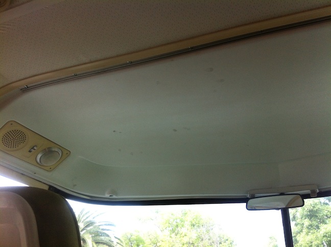 Painted cap in place