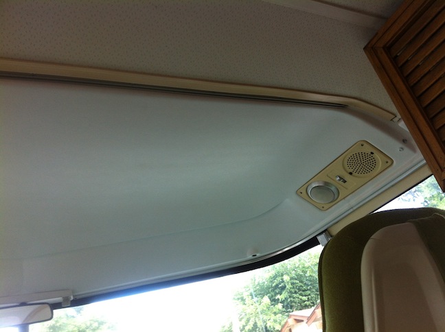 Painted cap in place