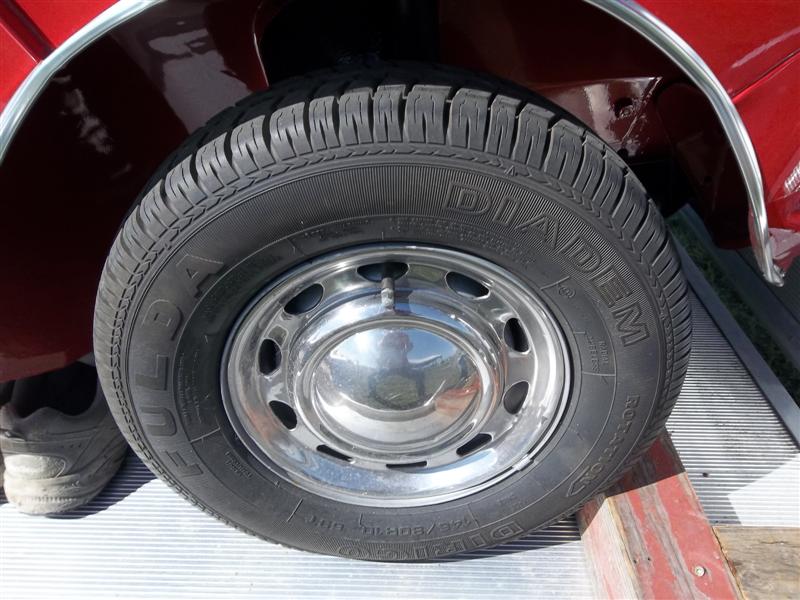 10 inch Wheels on this Bad Boy.