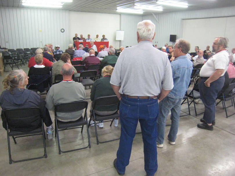 Emery, Dan and Matt watching the panel of experts