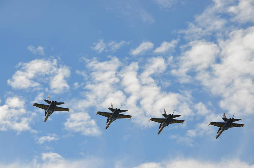 Blue Angels formation