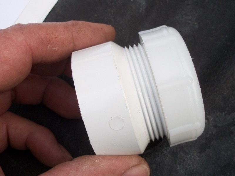 The plumbing store didnt have a new fitting with a slip fitting