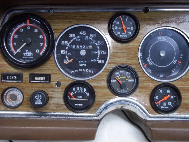 New instrument layout