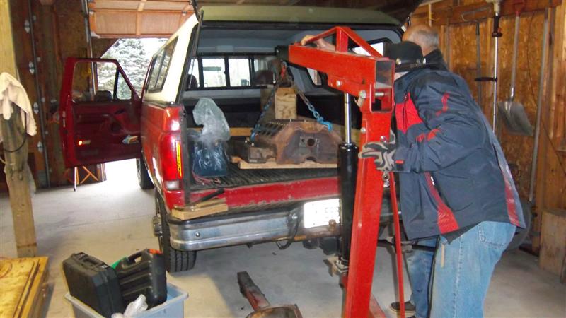 Pulling "spare" core engine out of pickup