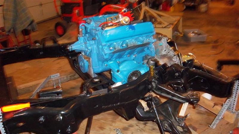 455 mounted in subframe