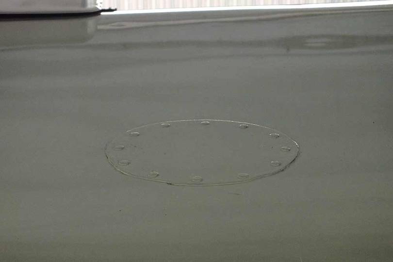 Patching the TV antenna hole