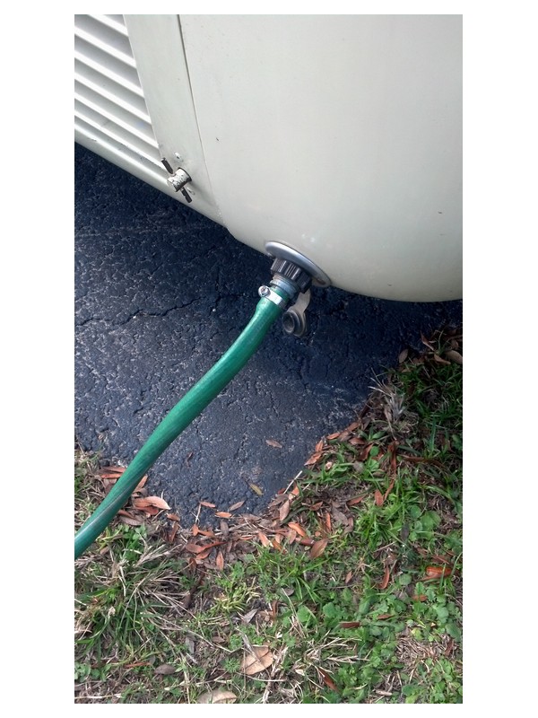 Hubert's fresh water input to black tank