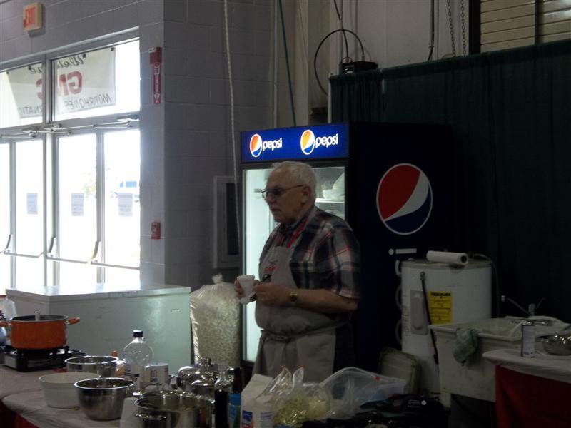 Ken Frey Showing His Skills