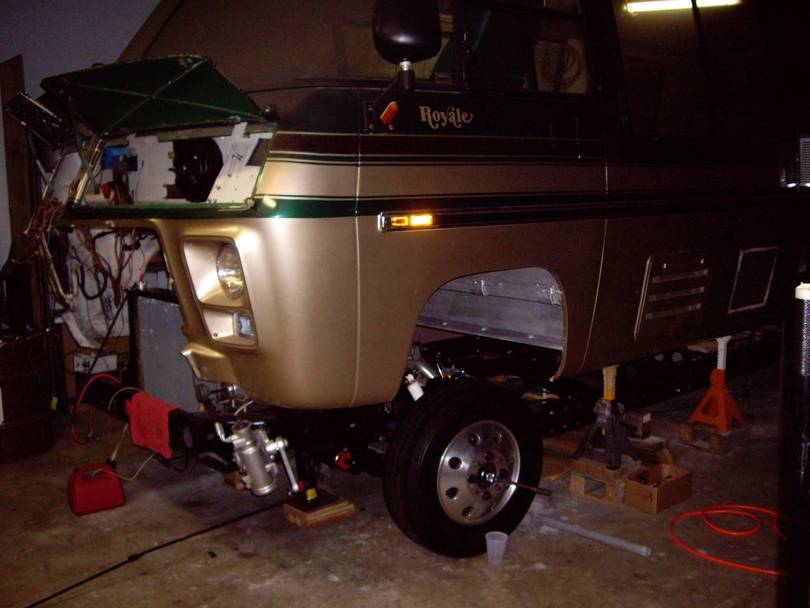 Front Clip finally off dolly