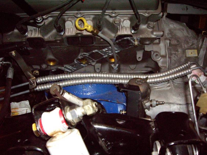 Cooler Line Heat Shield