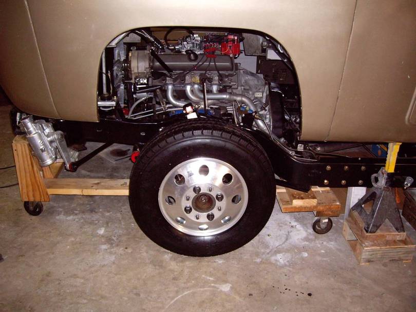 Wheels finally mounted