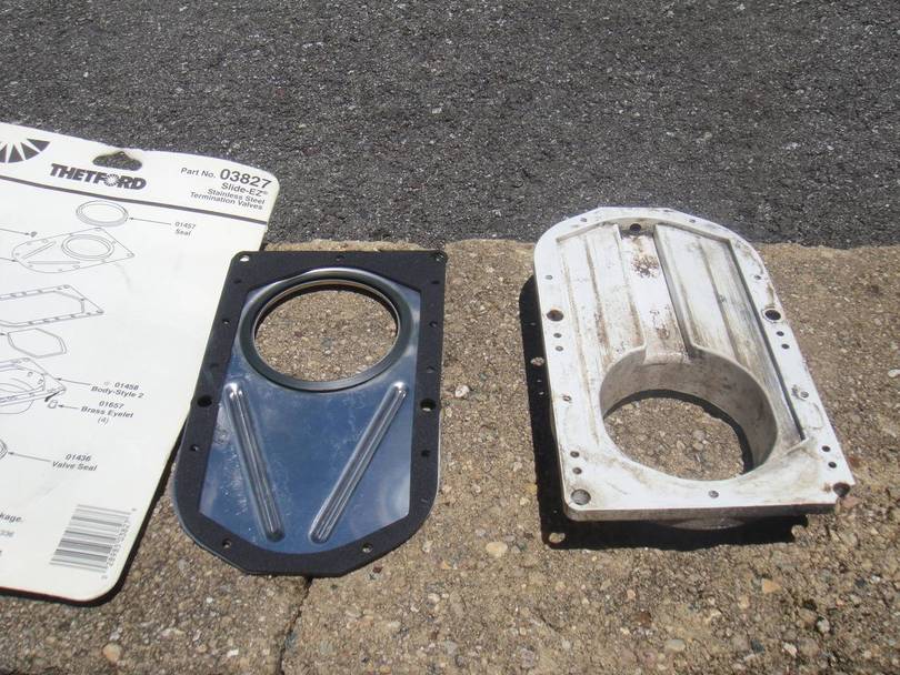 Took apart old valve