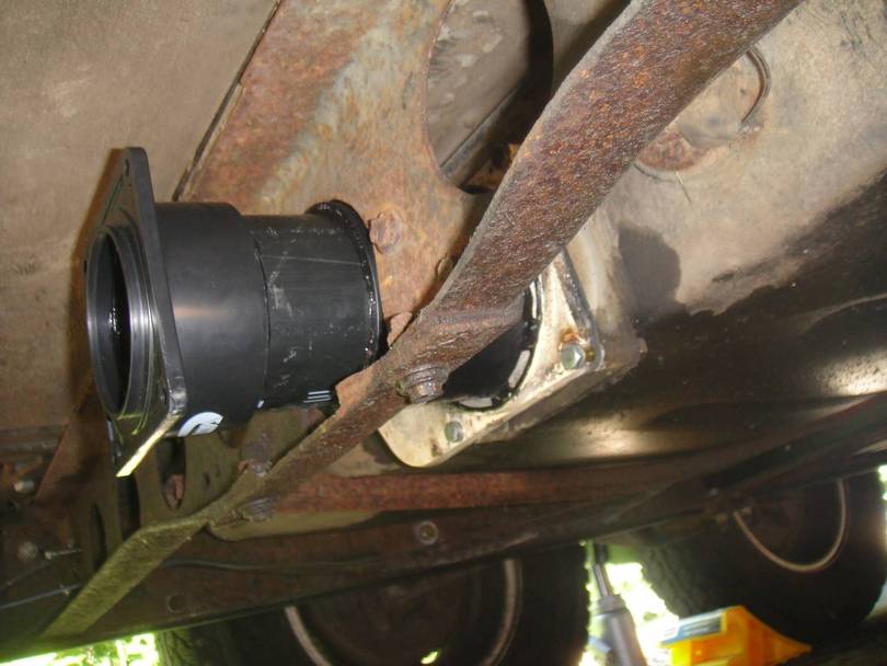 Extended adapter thru frame