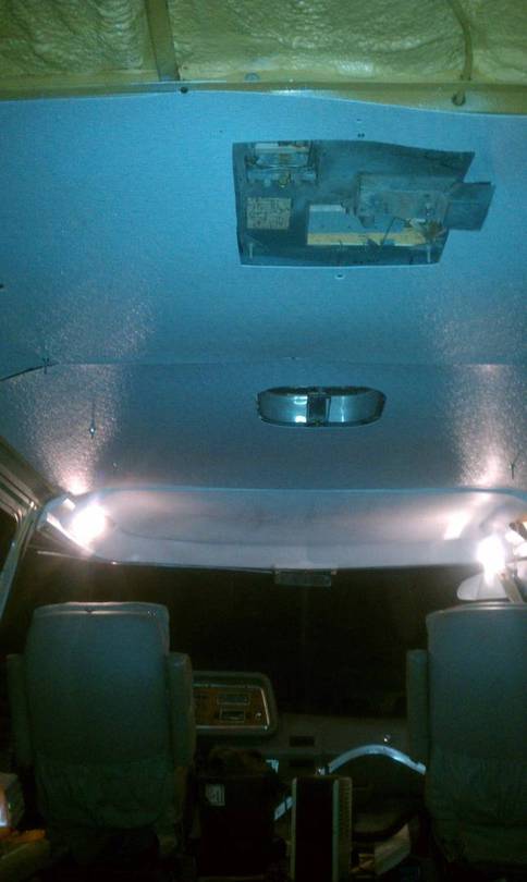 First of the ceiling