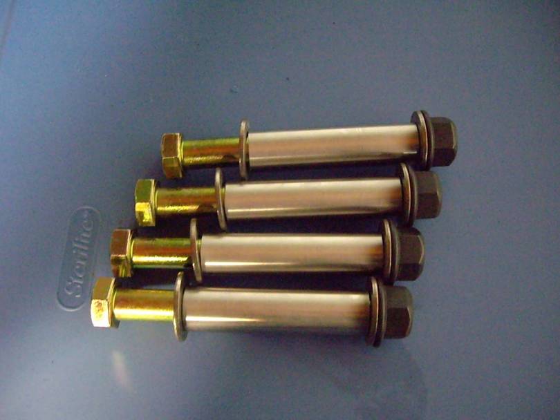 New bumper bolts with SS sleeves