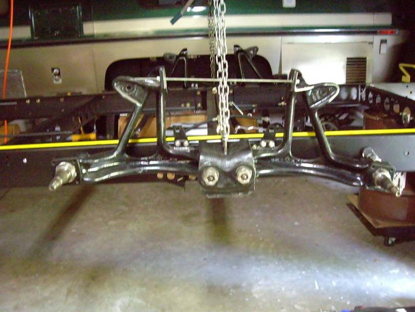 Left Bogie Installed