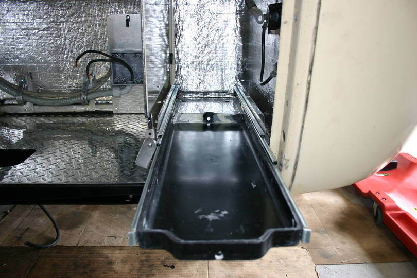 Stainless steel battery tray