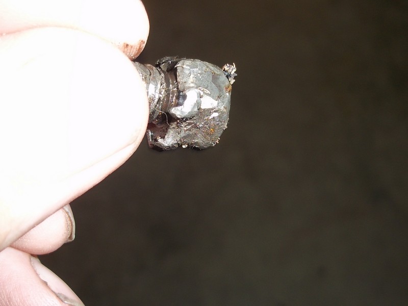 The bolt was inside the bell housing....beat to hell.
