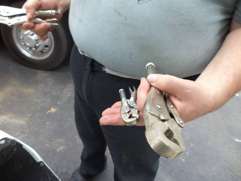 Matt Colie Visegrips for brake lines